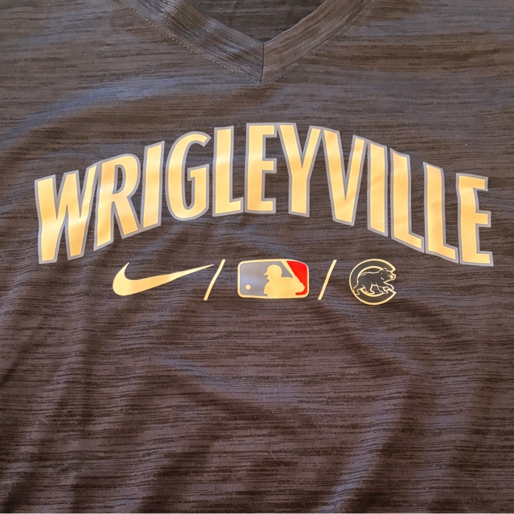 Nike Chicago Cubs Dri-FIT Heathered Tee